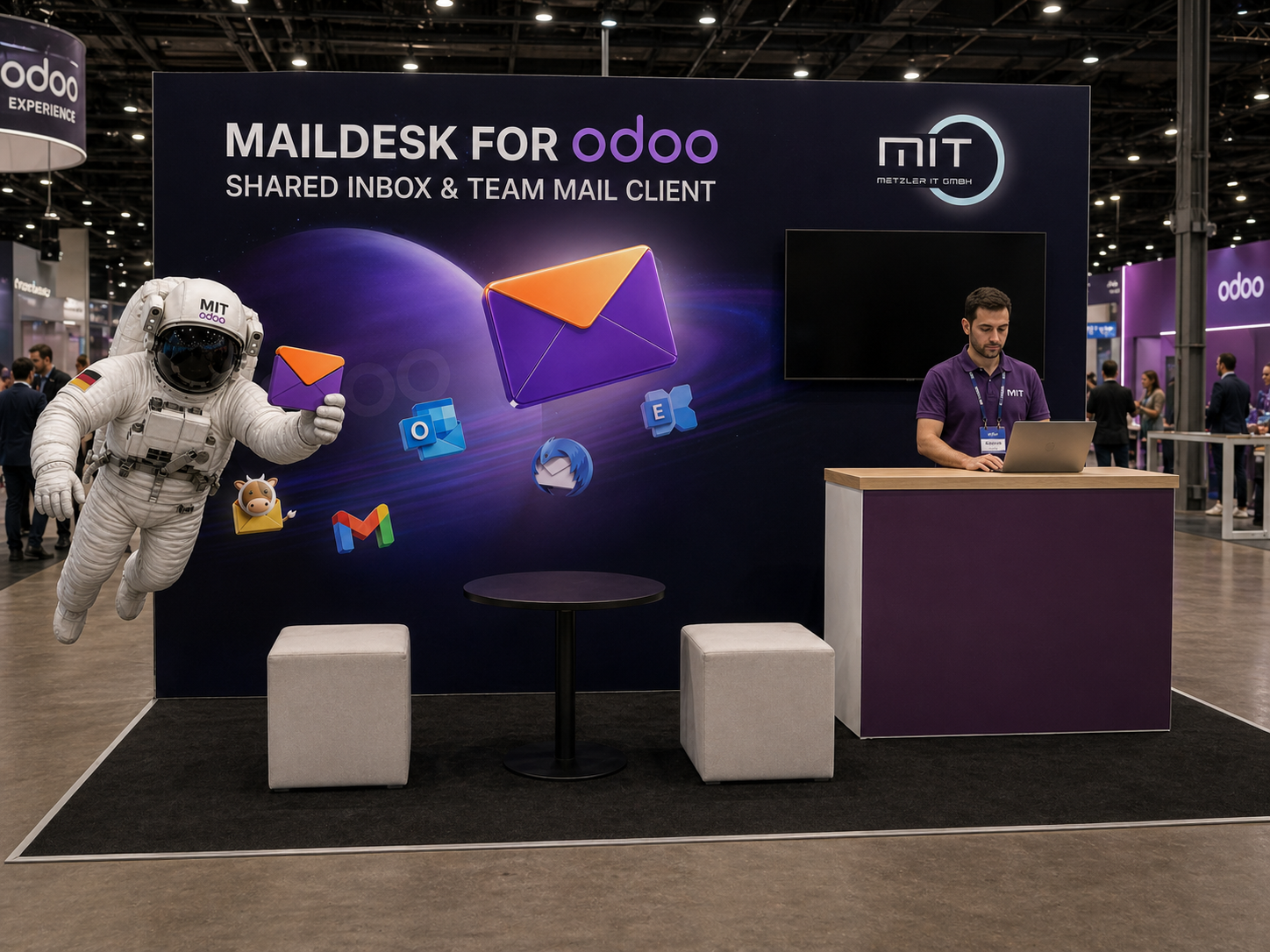 MailDesk auf der OdooExperience 2026