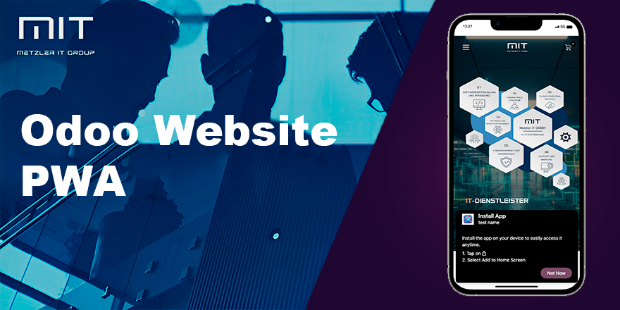 Website PWA – Progressive Web App für Odoo